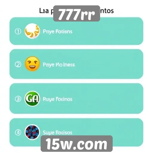 Exploração das opções de pagamento no 777rr